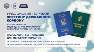 Роз’яснення МВС щодо виїзду за кордон чоловіків віком 18-22 років включно