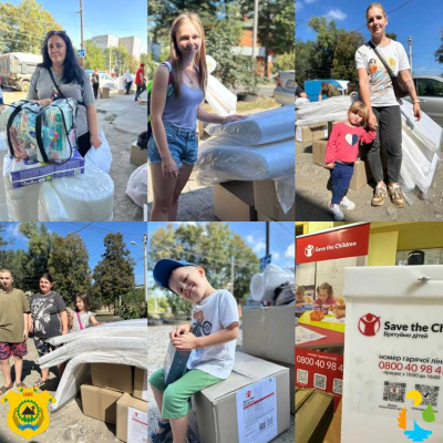 У Дніпрі роздали допомогу від Save the Children
