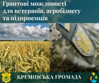 Грантові можливості для ветеранів, агробізнесу та підприємців